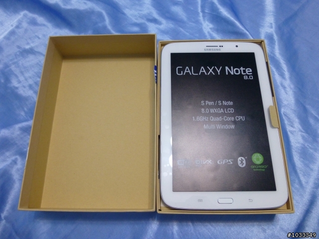note 8.0 3g終於到貨，簡單開箱。但是我拿到機王= =
