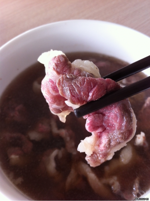 每日的精力來源 阿財牛肉湯