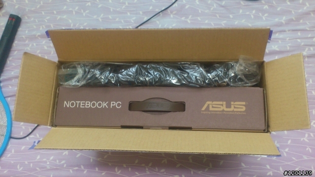 [開箱] ASUS K55VJ i5-3210M GT635M 2G HDD750GB 7200轉 RAM 8G