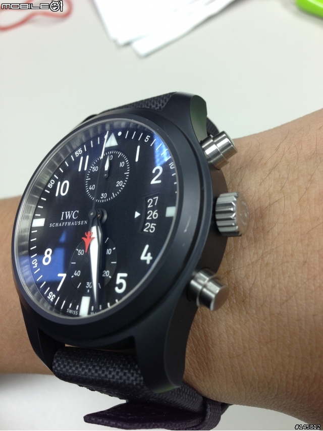 IWC Top Gun 刮傷