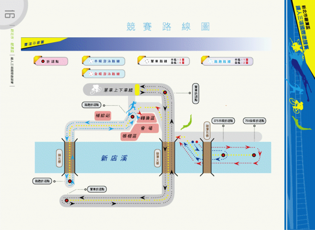 周六碧潭鐵人賽勘場先