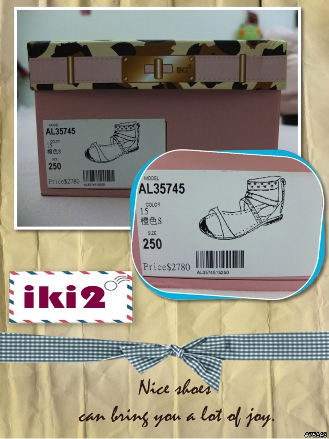 [愛鞋] iki2 ❤愛心鉚釘細環帶羅馬涼鞋❤ 開箱文