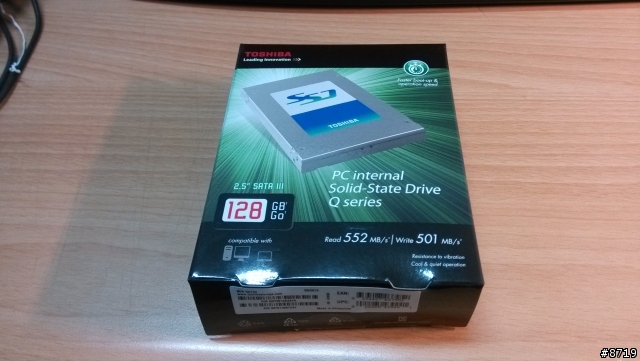 TOSHIBA Quark 128G 開箱實測....但這速度, 正常嗎?