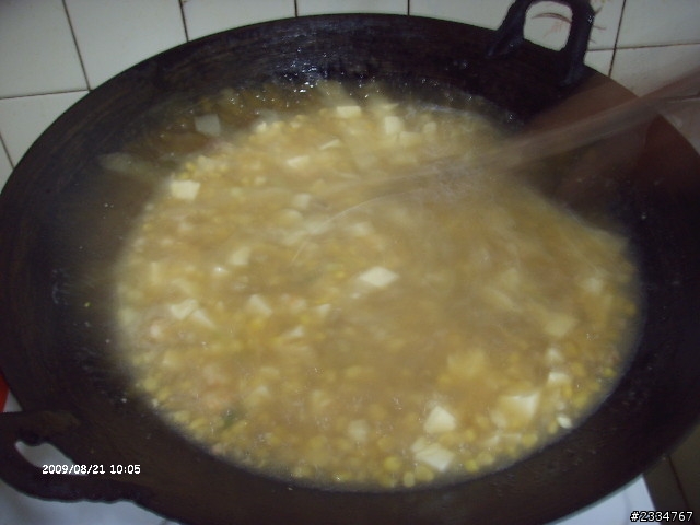 玉米.豆腐.蝦