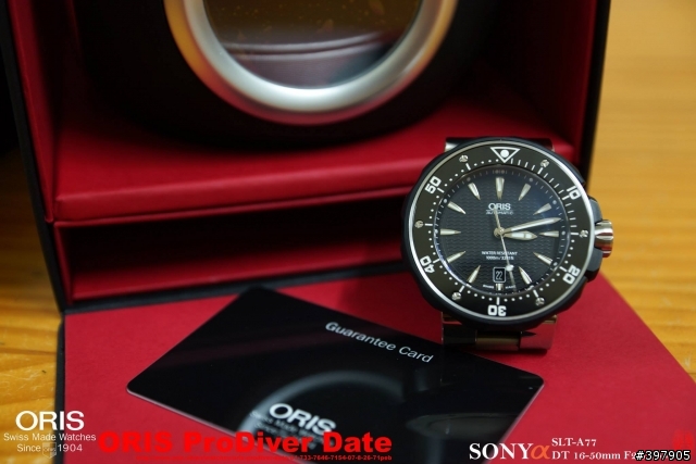 [ 開箱 ]Oris ProDiver日期錶