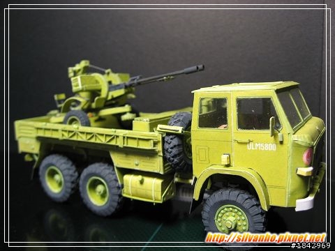 紙模-STAR266軍卡+ZU232高射砲