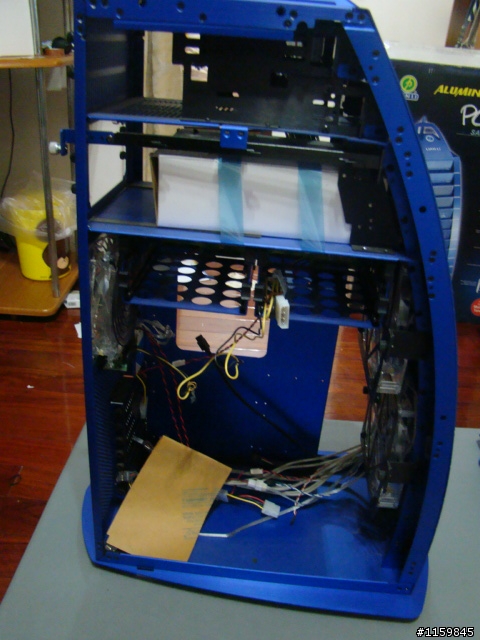 聯力限量全鋁鎂合金藍色機殼PC-888帆船CASE開箱分享