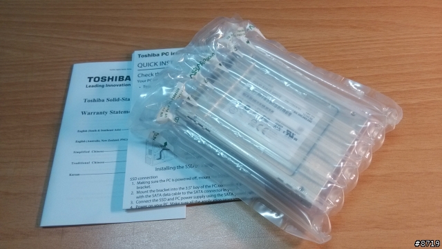 TOSHIBA Quark 128G 開箱實測....但這速度, 正常嗎?
