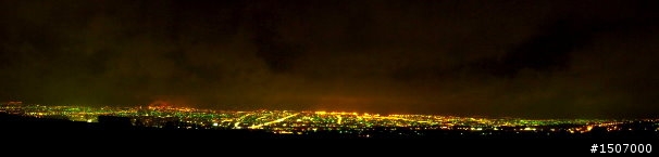 台中夜騎勝地，大肚山上全景夜拍