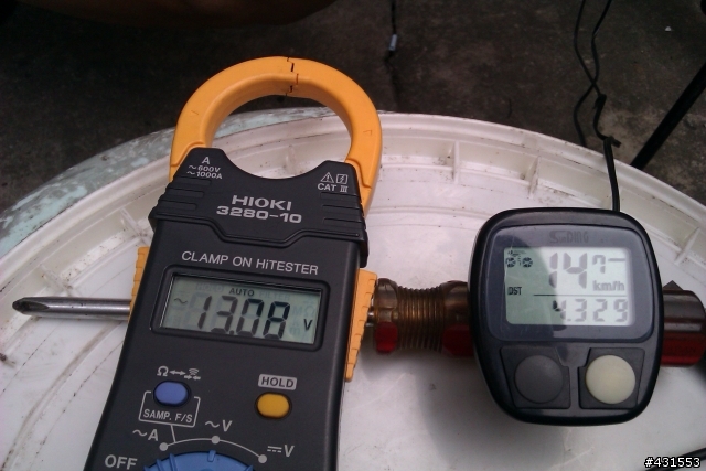 山頂洞人的磨電燈（磨電機），充電裝置測試分享