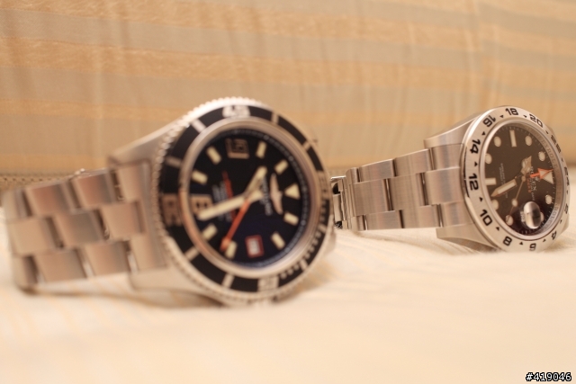 [超簡]兩支橘針開箱! Rolex 216570 + Breitling super ocean 44