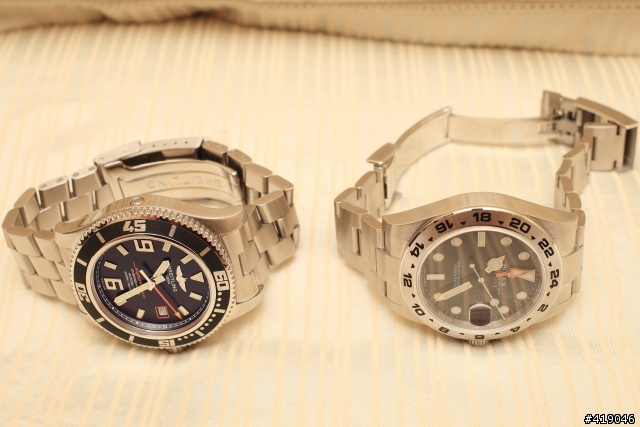 [超簡]兩支橘針開箱! Rolex 216570 + Breitling super ocean 44