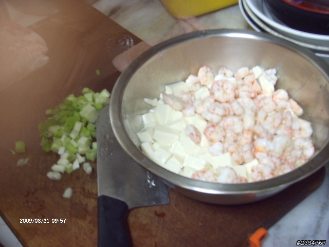 玉米.豆腐.蝦