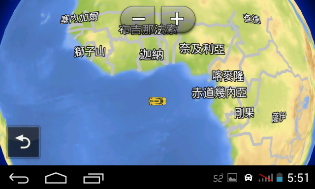3595 模擬導航 跑至海上