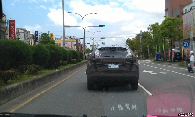 路上遇到的測試車是哪一台?