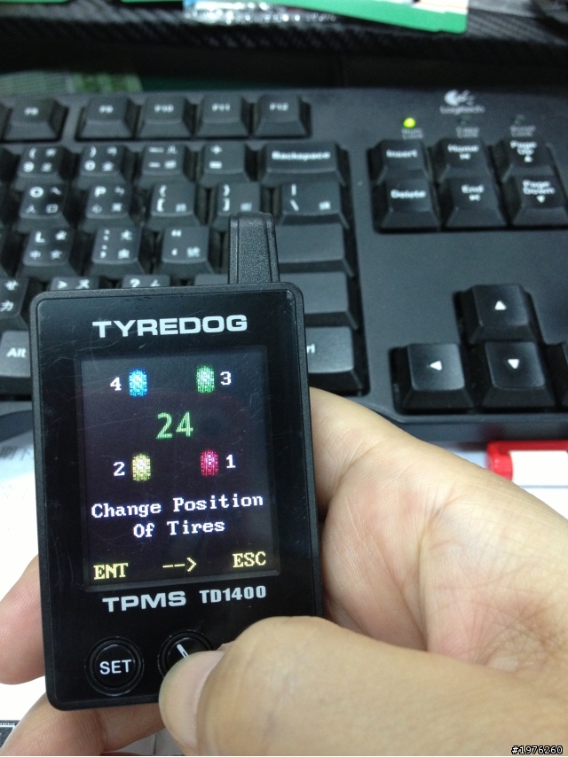 胎壓偵測器TYREDOG彩色胎內,安裝分享~~