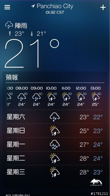 奇摩氣象app好美