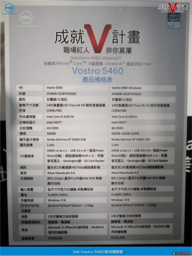 理想的職場新戰力_參加Dell Vostro 5460筆電體驗會心得分享