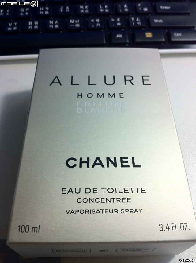 [開箱]人生第一支香水，ALLURE HOMME ÉDITION BLANCHE白色時尚男性香水