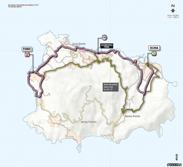 2013 環義大賽(Giro d'Italia), 第二站 Ischia → Forio, 17.4 km (團隊計時賽)