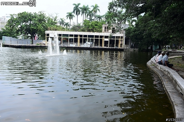 屏東市中山公園的松鼠吃香焦