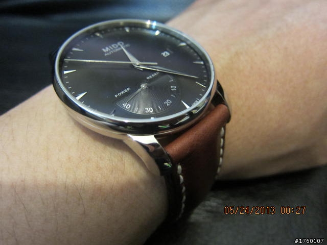 [開箱]MIDO BARONCELLI 動力儲存機械錶開箱 M8605.4.18.8