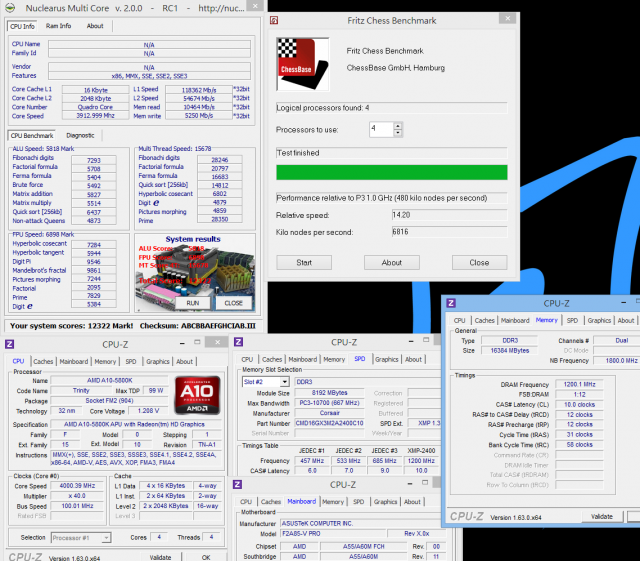 AMD FM2高階平台 - ASUS F2A85-V PRO效能分享