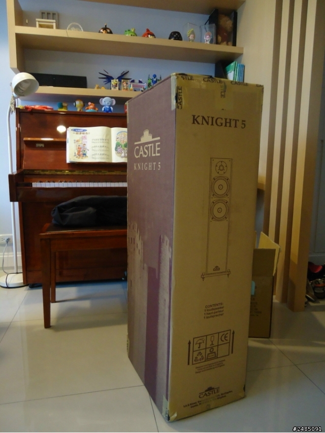 [ 開箱文 ] 分享一下~ 小弟.人生的第一套. 家庭劇院 .英國 Castle 喇叭Knight 5 劇院組合!!