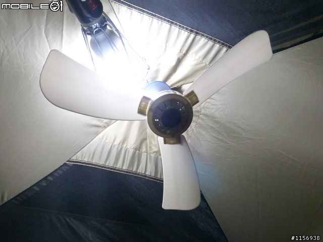 [吊扇變立扇、風車]帳篷用吊扇開箱