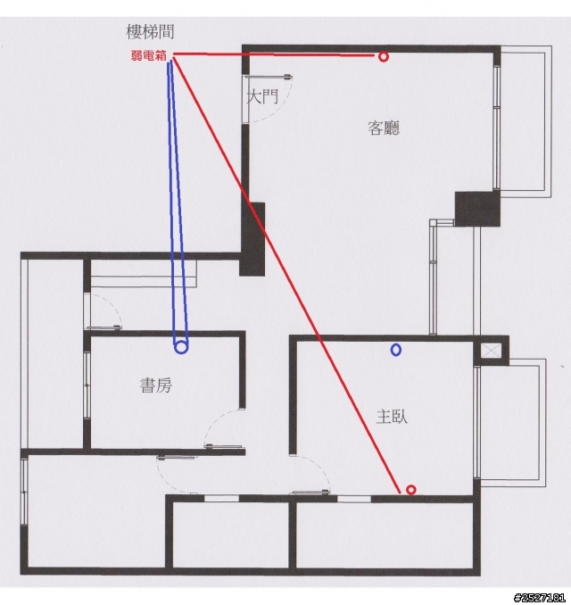 請教有關住家網路拉線問題