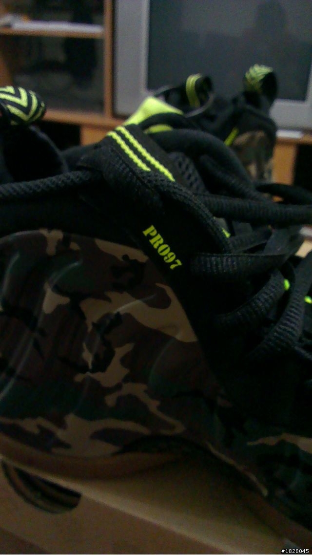 [開箱] Air Foamposite Pro LE 綠迷彩太空鞋