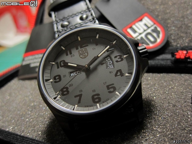 【開箱】雷明時Luminox 1879.BO Blackout Field Watch