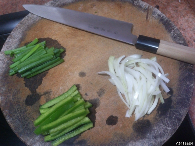 叁巴醬炒一丁麵 (素料版)