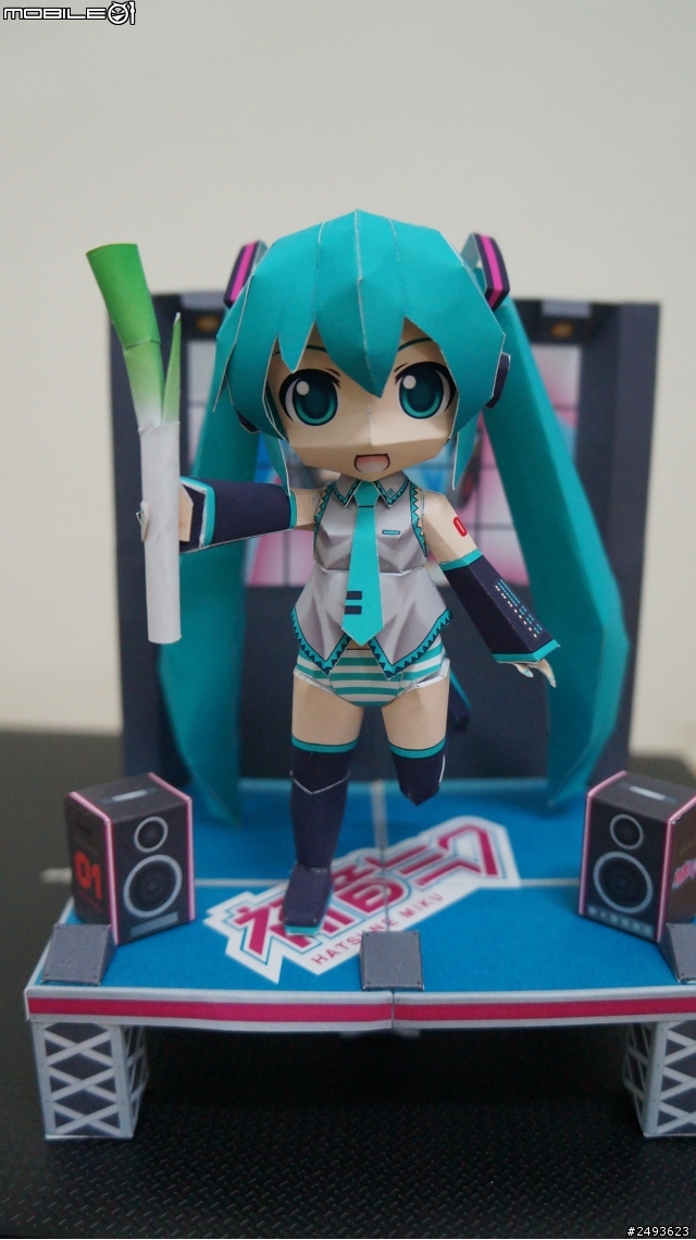 紙模型:初音未來+表演舞台