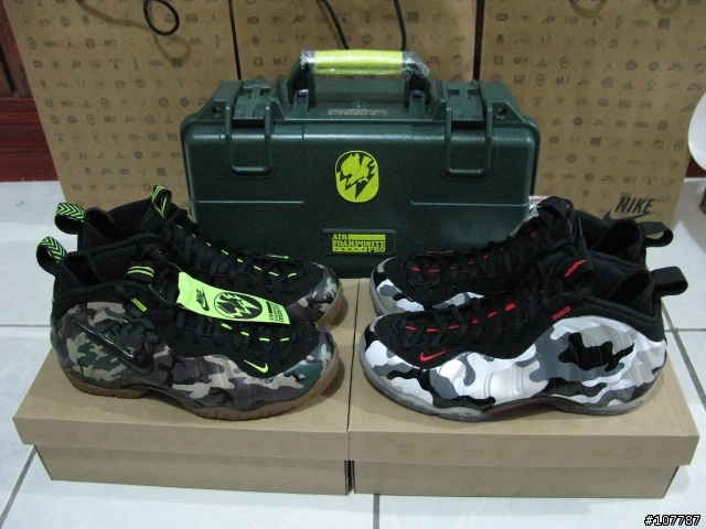 [開箱] 工具盒開箱～Nike air foamposite pro PRM LE - camo Special Box Set 軍綠迷彩太空特殊盒裝限量版