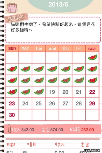 女孩風記帳軟體─i記帳 今天更新版本囉~