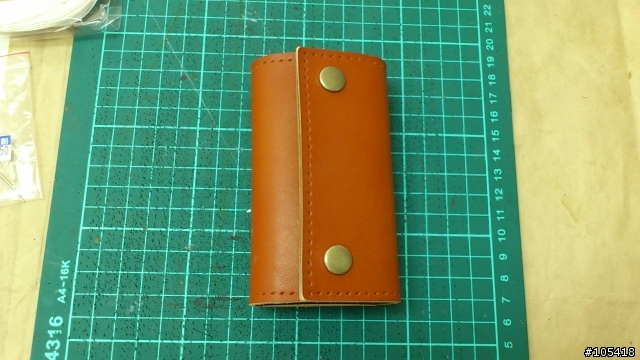 [手工皮件]皮革鑰匙包(分享自製過程)