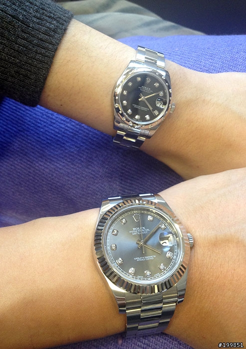 [ 開箱 ] 男女雙勞Datejust 116334G/178344G (附米蘭及日本購錶心得) (圖多！）