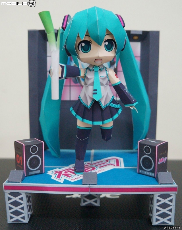 紙模型:初音未來+表演舞台