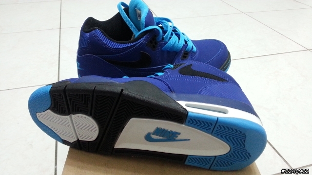開箱~ NIKE AIR FLIGHT 89 藍色 小弟打球鞋!