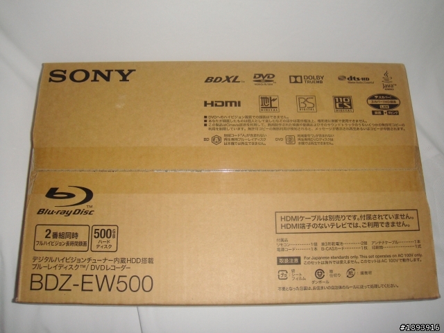 SONY BDZ-EW500