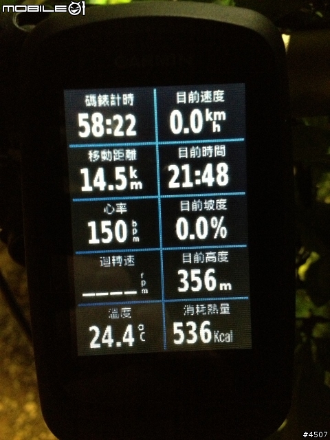 [新機測試]自行車GPS導航機 Garmin EDGE 810 實測 Part II -貓空夜騎
