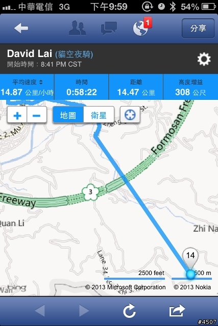 [新機測試]自行車GPS導航機 Garmin EDGE 810 實測 Part II -貓空夜騎