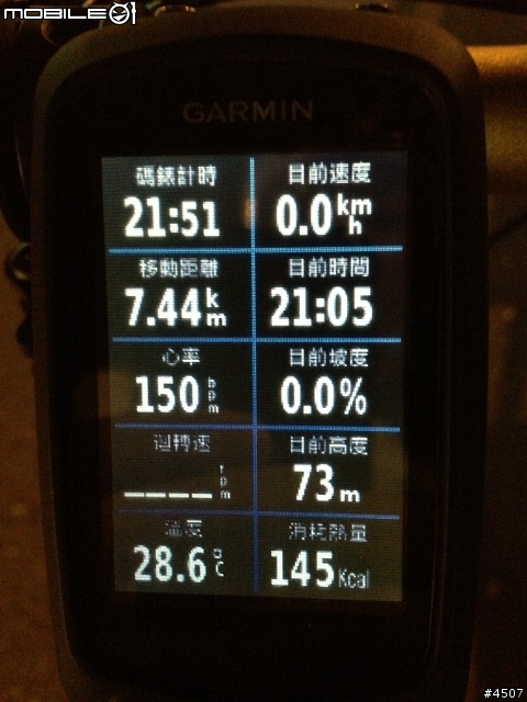 [新機測試]自行車GPS導航機 Garmin EDGE 810 實測 Part II -貓空夜騎