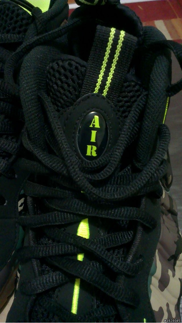 [開箱] Air Foamposite Pro LE 綠迷彩太空鞋