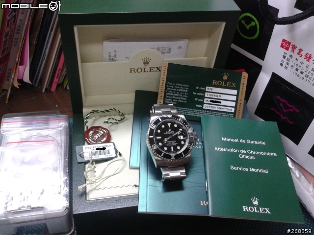 [開箱]ROLEX 116610LN 黑水鬼~~
