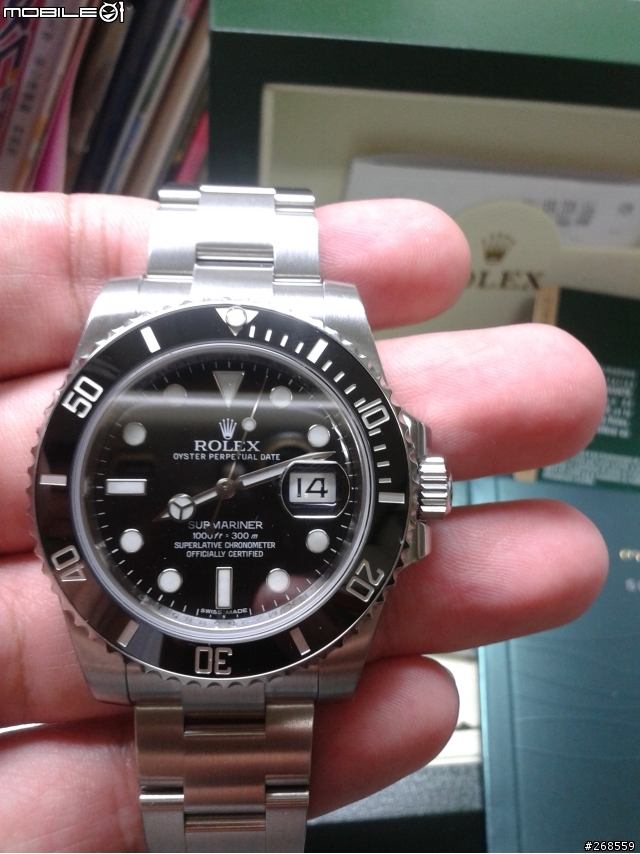 [開箱]ROLEX 116610LN 黑水鬼~~