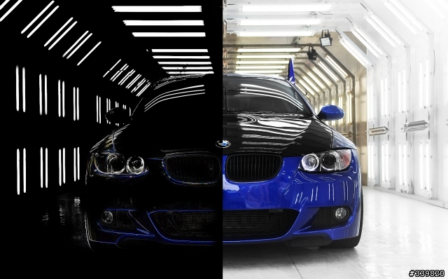BMW E92 335 小藍牽車快滿兩年了，改裝美容分享+附上一張美女圖= =