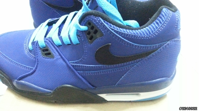 開箱~ NIKE AIR FLIGHT 89 藍色 小弟打球鞋!