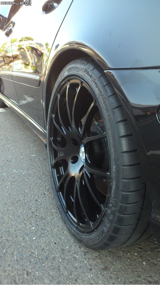 BENZ E55 19吋鍛圈配米其林PSS胎